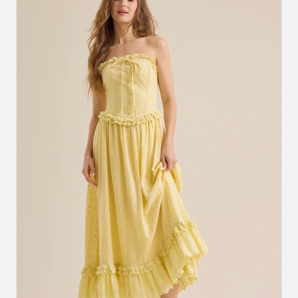 Alter’d state embroidered Lindsey maxi dress